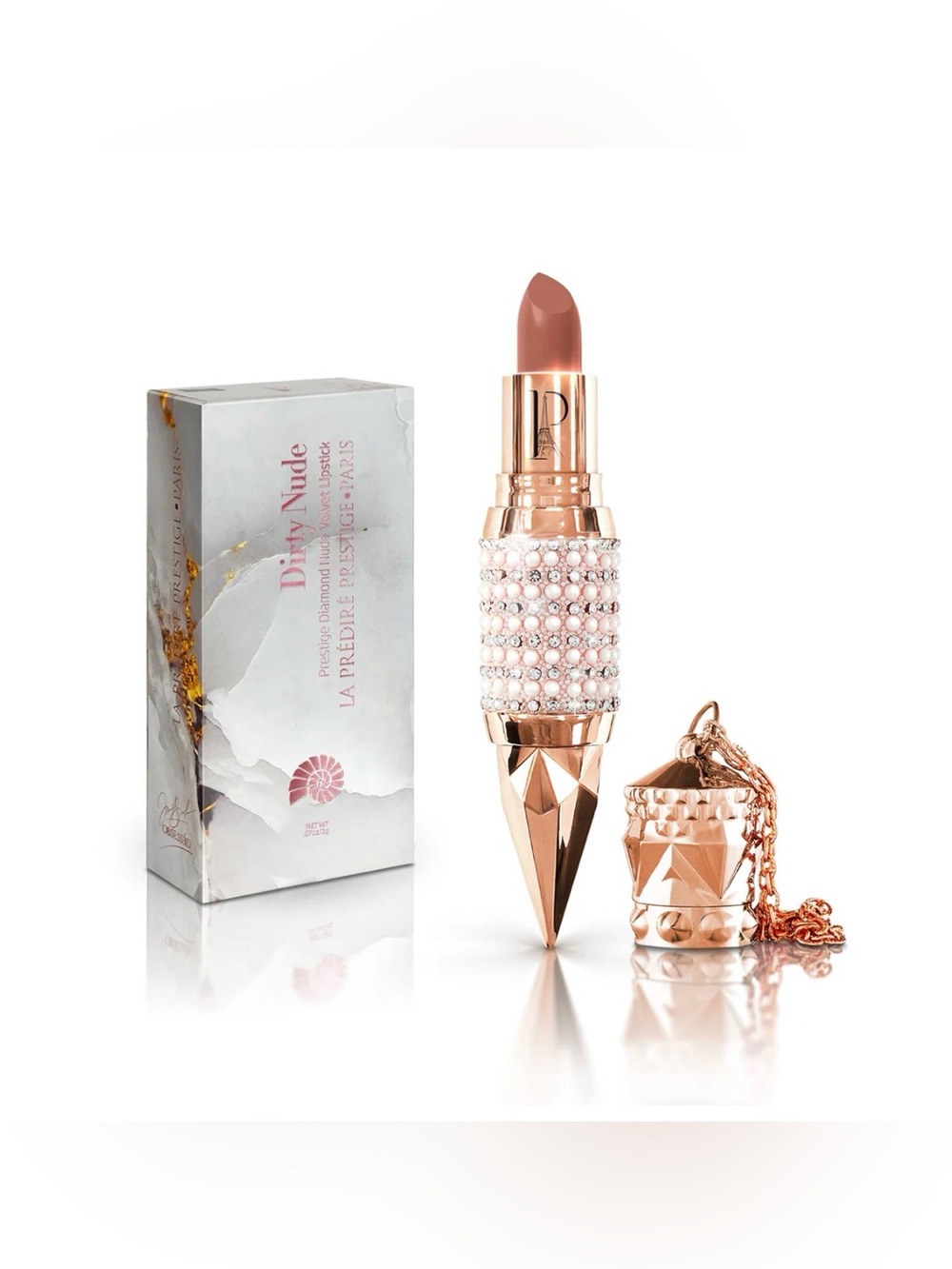 Dirty Nude Luxury Lipstick - Rose Gold Nude